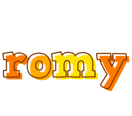 Romy desert logo