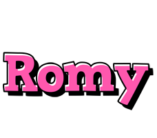 Romy girlish logo