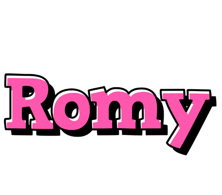 Romy girlish logo