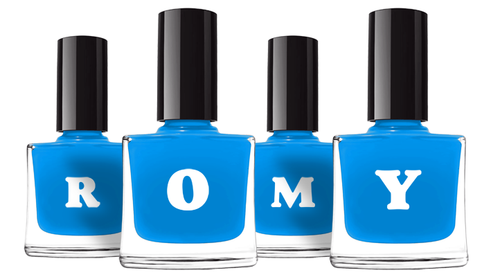 Romy glossy logo