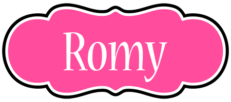 Romy invitation logo