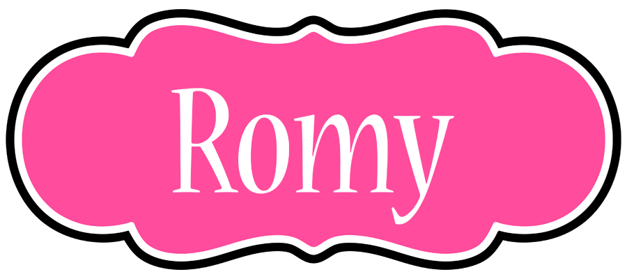 Romy invitation logo