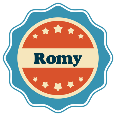 Romy labels logo