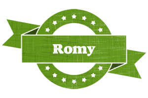 Romy natural logo