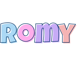 Romy pastel logo