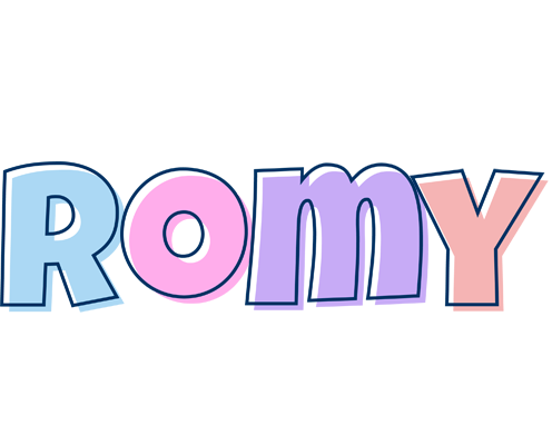 Romy pastel logo