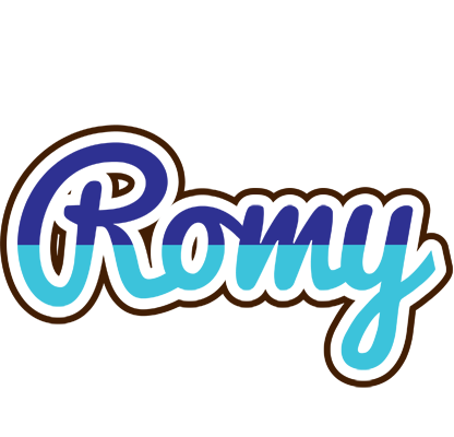 Romy raining logo