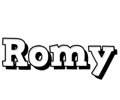 Romy snowing logo
