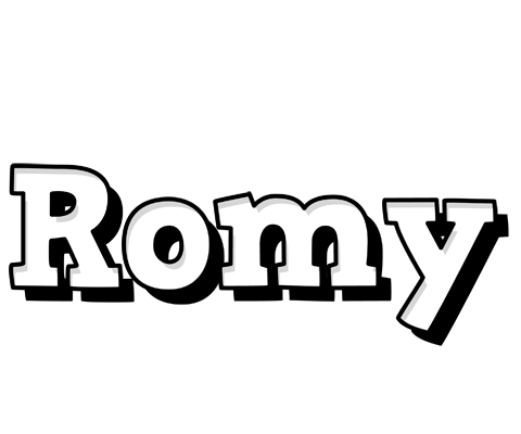 Romy snowing logo