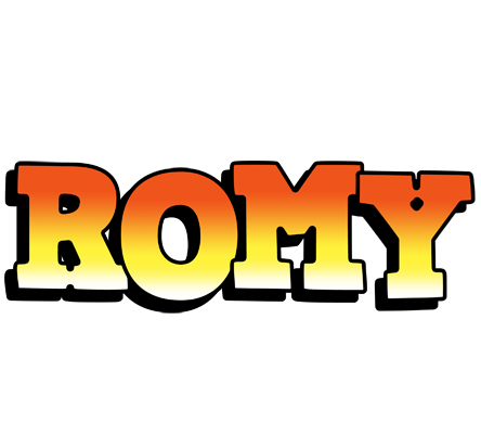 Romy sunset logo