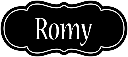 Romy welcome logo