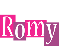 Romy whine logo