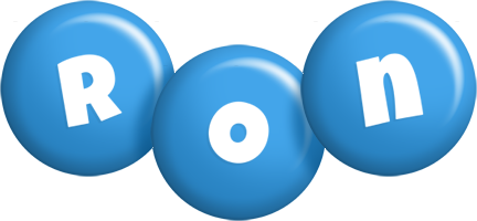 Ron candy-blue logo