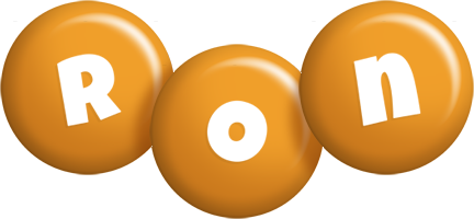 Ron candy-orange logo
