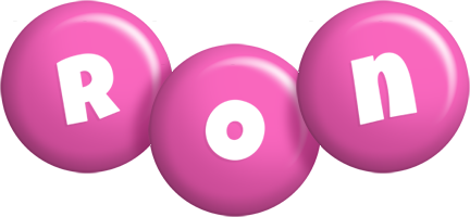 Ron candy-pink logo