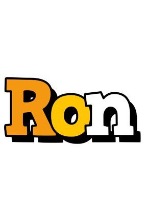 Ron cartoon logo