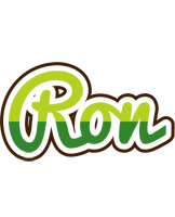 Ron golfing logo
