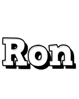 Ron snowing logo
