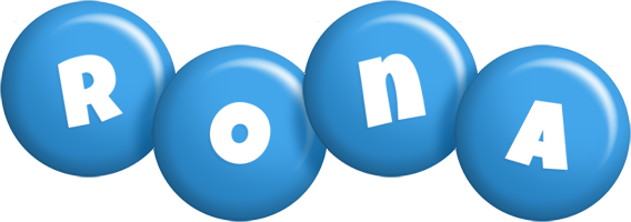 Rona candy-blue logo