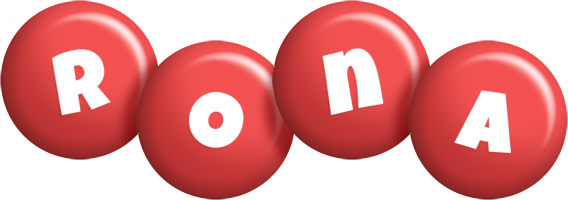 Rona candy-red logo
