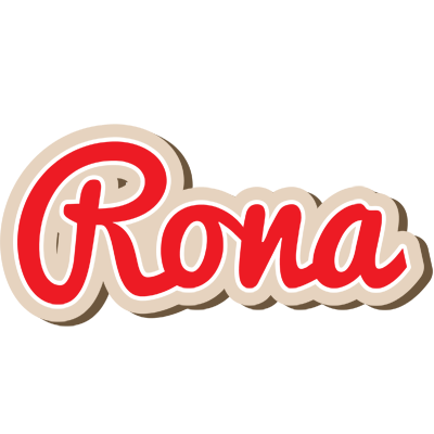 Rona chocolate logo