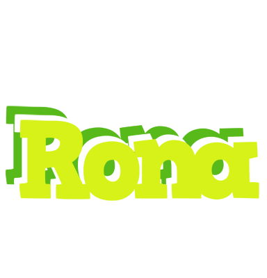 Rona citrus logo