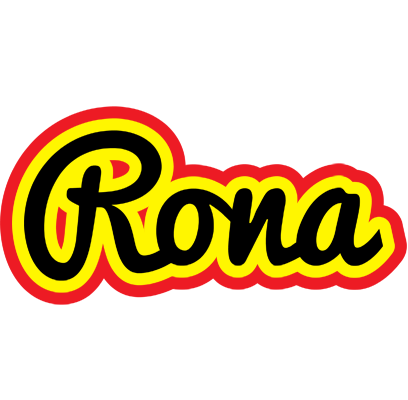 Rona flaming logo