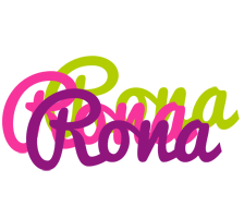 Rona flowers logo