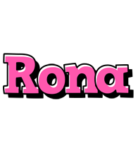 Rona girlish logo