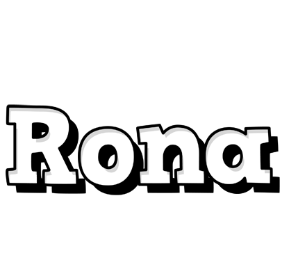 Rona snowing logo