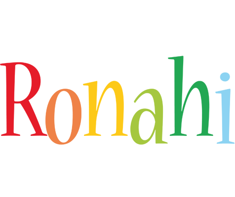 Ronahi birthday logo