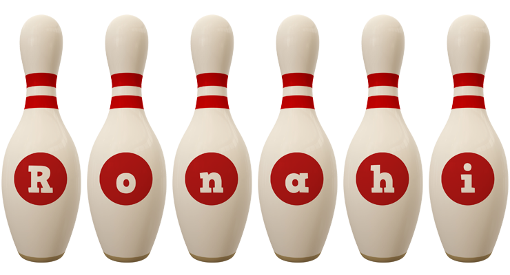 Ronahi bowling-pin logo