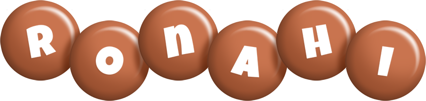 Ronahi candy-brown logo