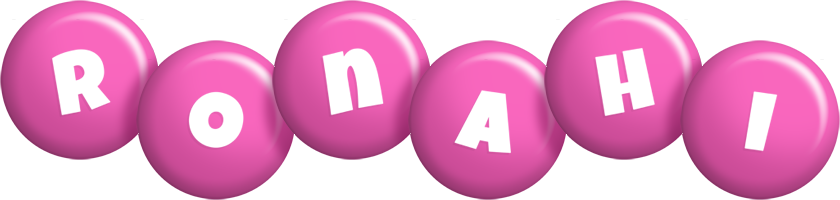 Ronahi candy-pink logo