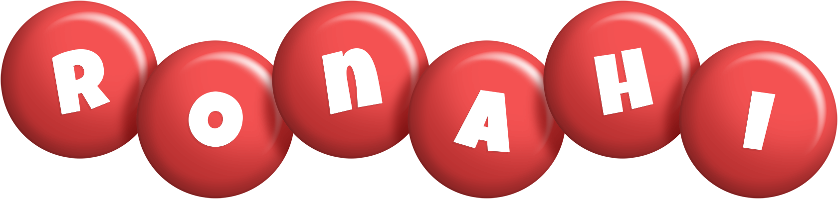 Ronahi candy-red logo