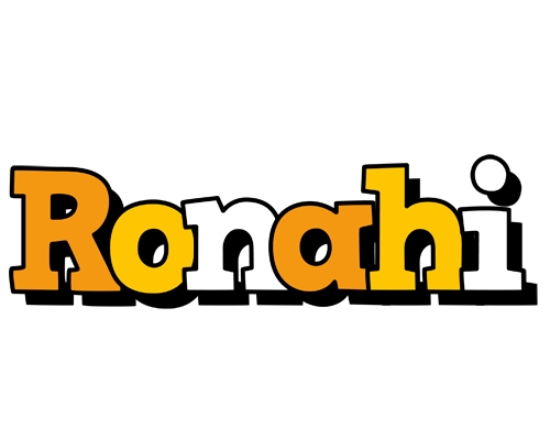 Ronahi cartoon logo