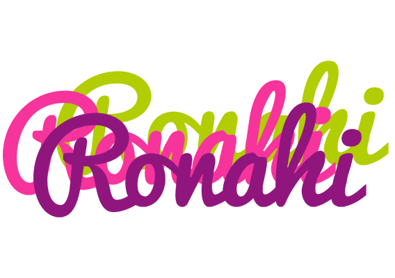 Ronahi flowers logo