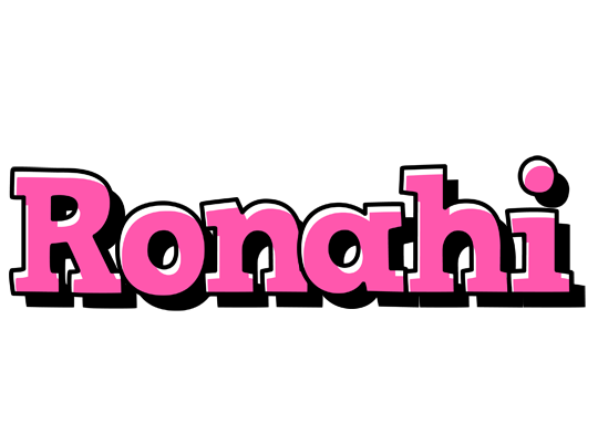 Ronahi girlish logo
