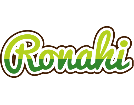 Ronahi golfing logo