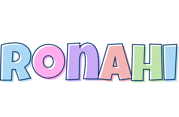 Ronahi pastel logo