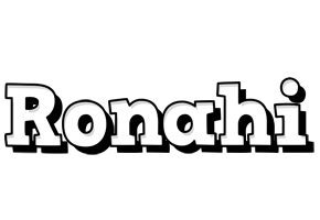 Ronahi snowing logo