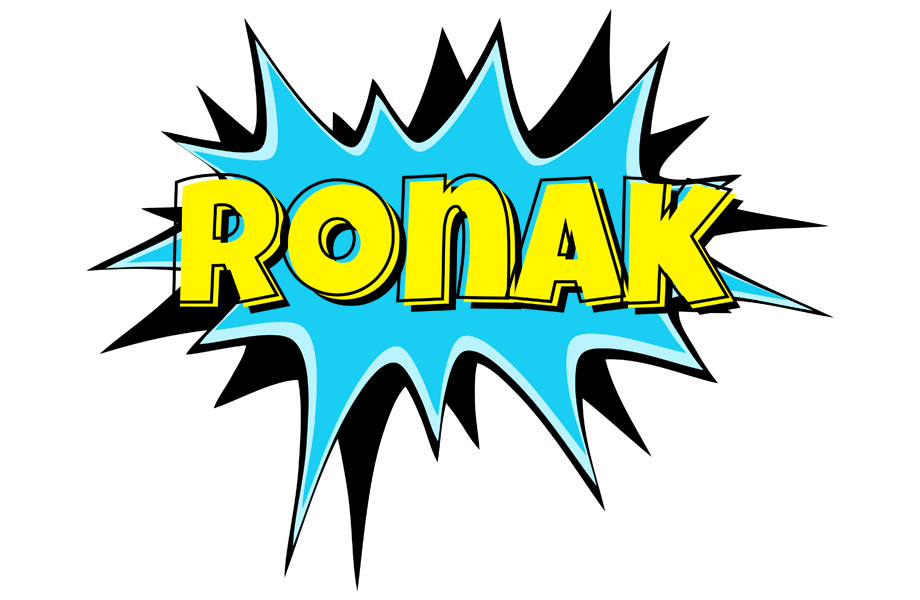 Ronak amazing logo