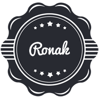 Ronak badge logo