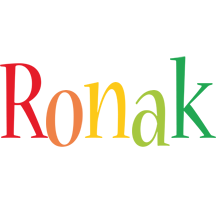 Ronak birthday logo