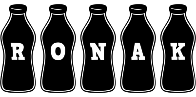 Ronak bottle logo
