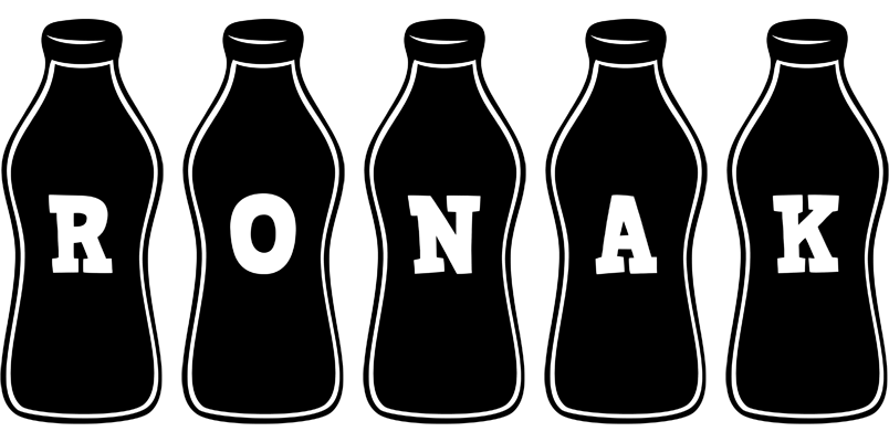 Ronak bottle logo
