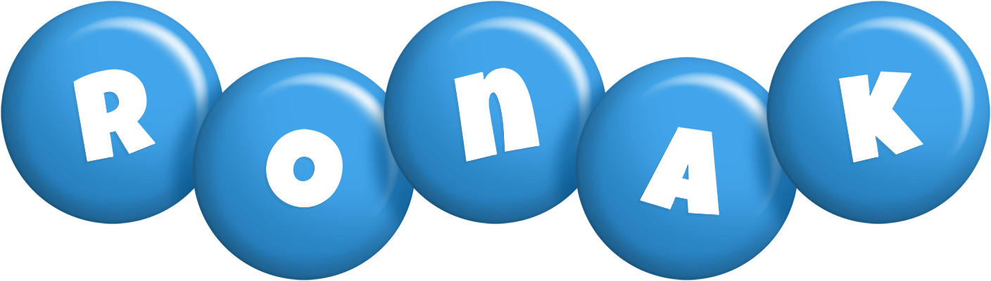 Ronak candy-blue logo