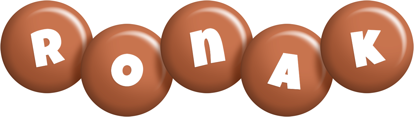 Ronak candy-brown logo