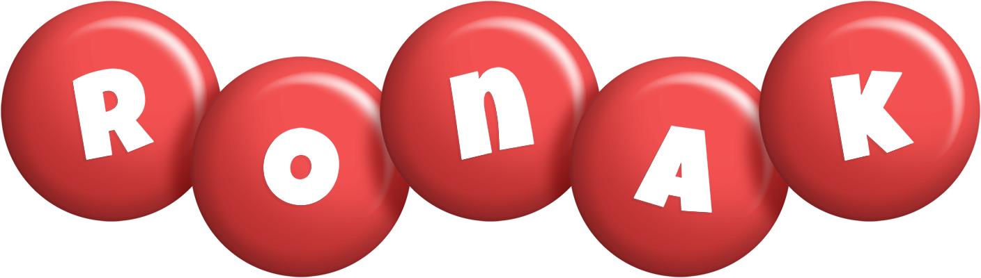 Ronak candy-red logo