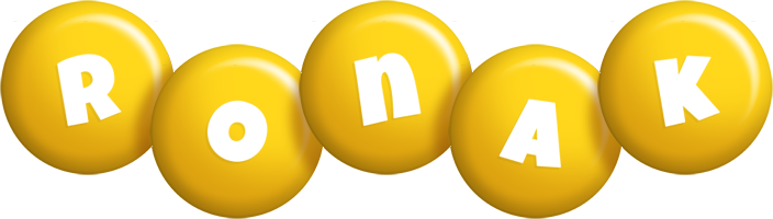 Ronak candy-yellow logo